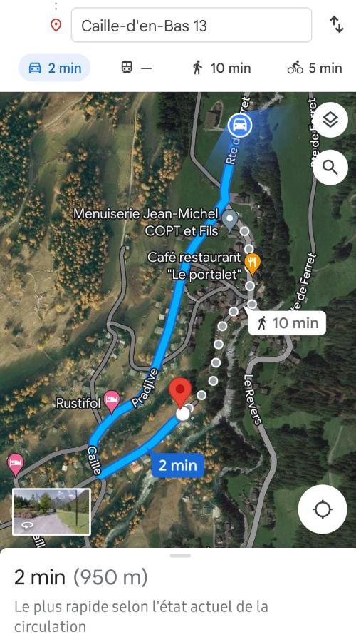 Chez Pierre Apartman Praz-de-Fort Kültér fotó